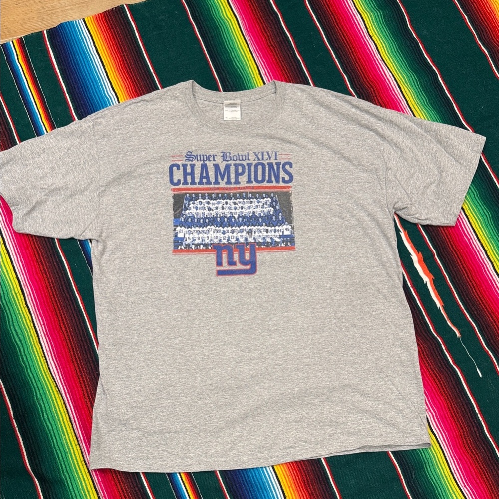 Vintage NY Giants Super Bowl XLVI Champions Tee